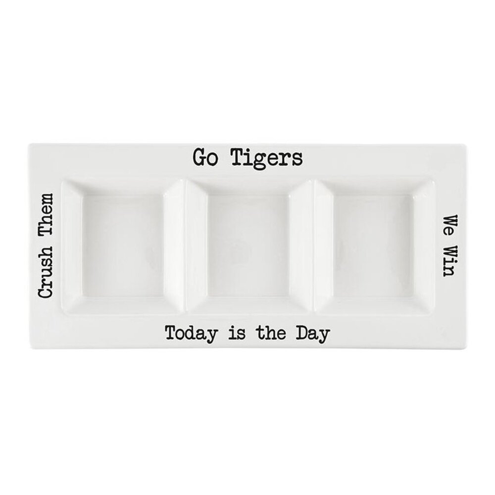 Tigers Condiment Platter/NIB